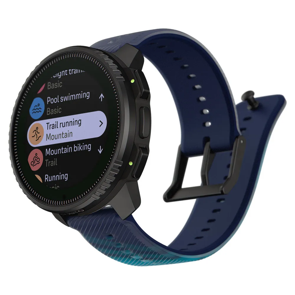 Купить Suunto SS051032000 Часы Vertical Solar UTMB World Series Голубой All Black / Navy Blue 7ft.ru в интернет магазине Семь Футов