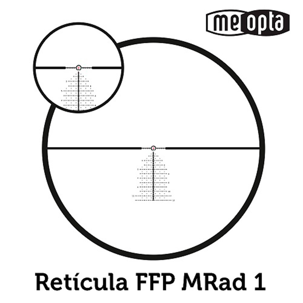 Купить Meopta MPRO6-28368 Optika 6 3-18x50 RD MRad 1 Оптический видоискатель Серебристый 7ft.ru в интернет магазине Семь Футов