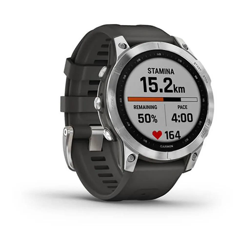 Купить Garmin R-15409318-010-02540-01 Часы Fenix 7 отремонтированы Черный Silver / Graphite 7ft.ru в интернет магазине Семь Футов