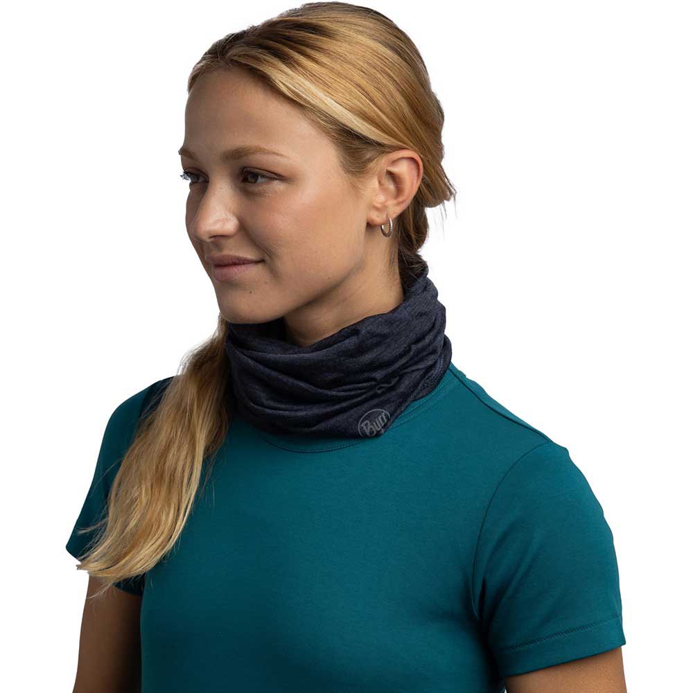 Купить Buff ® 113010.779.10.00 Шарф-хомут Merino Lightwight Solid Голубой Night Blue 7ft.ru в интернет магазине Семь Футов