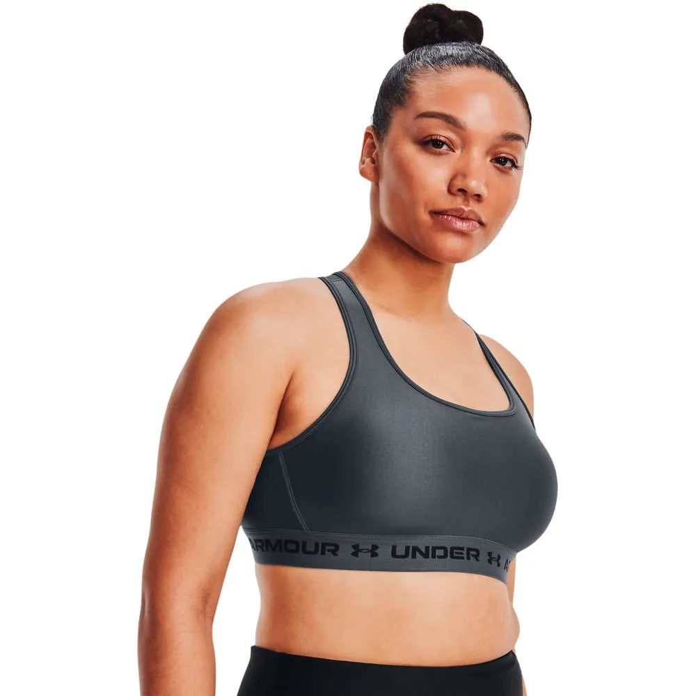 Купить Under armour 1361034-012-xl Спортивный бюстгальтер средней поддержки Crossback Pitch Gray / Pitch Gray / Black 15x15x5 7ft.ru в интернет магазине Семь Футов
