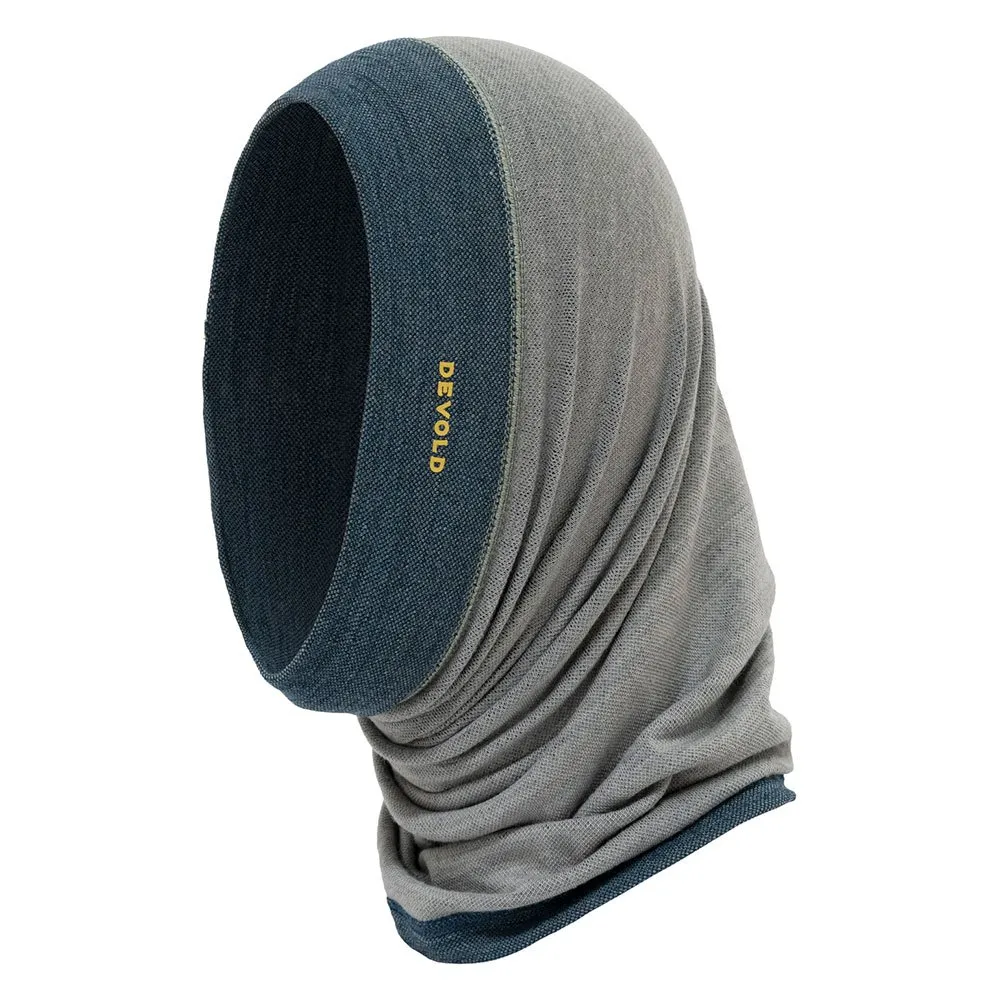 Купить DEVOLD OF NORWAY GO307840A-402A-O/S Шарф-хомут Kvitegga Merino 230 Голубой Fog 7ft.ru в интернет магазине Семь Футов
