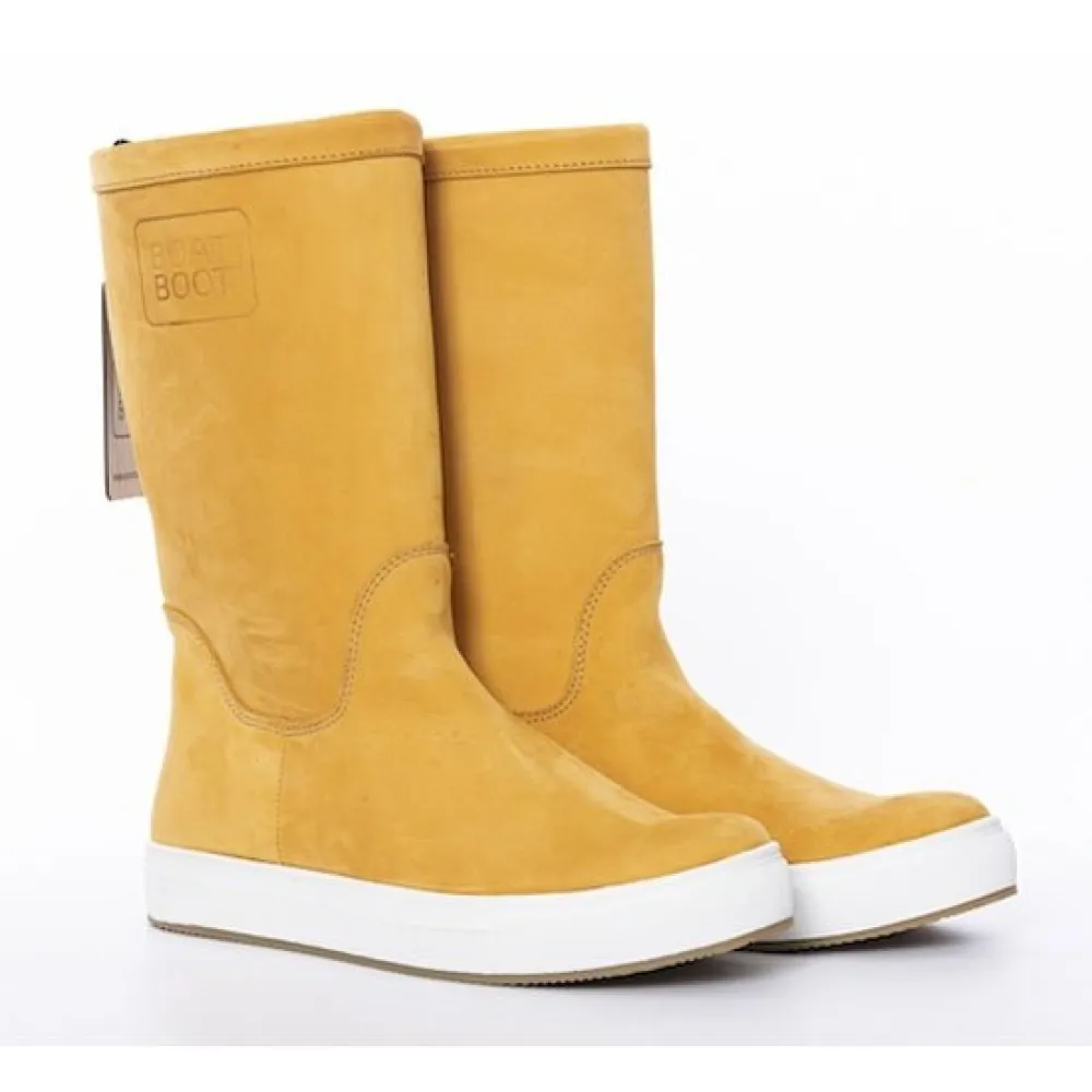 Купить Boat boot 100110123-2000-40 Сапоги None Lace Leather Yellow 40x35x15 EU 40 7ft.ru в интернет магазине Семь Футов