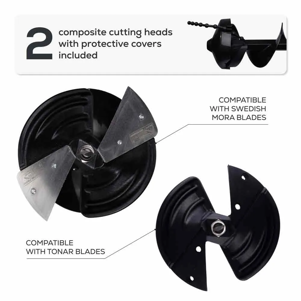 Купить Golden catch 1839911 ледобур Auger 110 cm Black 110x15x15 150 mm 7ft.ru в интернет магазине Семь Футов