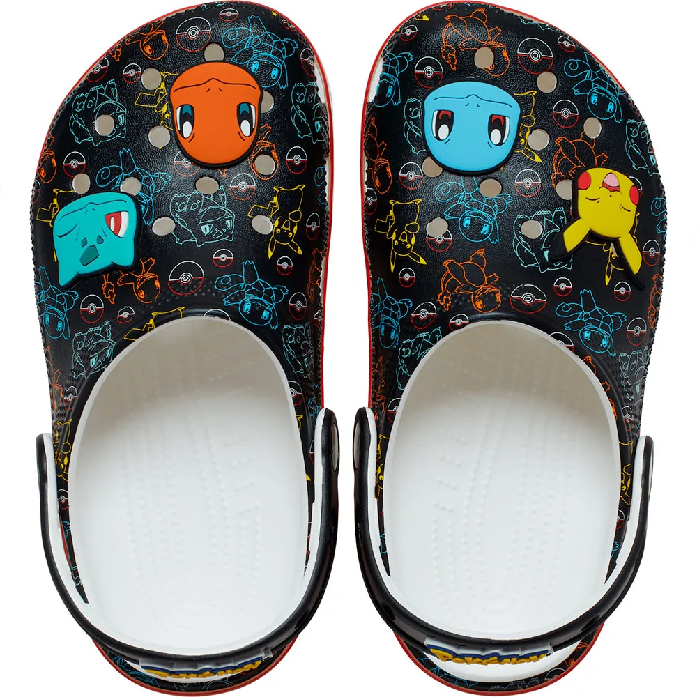 Купить Crocs 211344-90h-j3 Деревянные башмаки Pokemon Print Classic Multi 35x25x15 EU 34 7ft.ru в интернет магазине Семь Футов