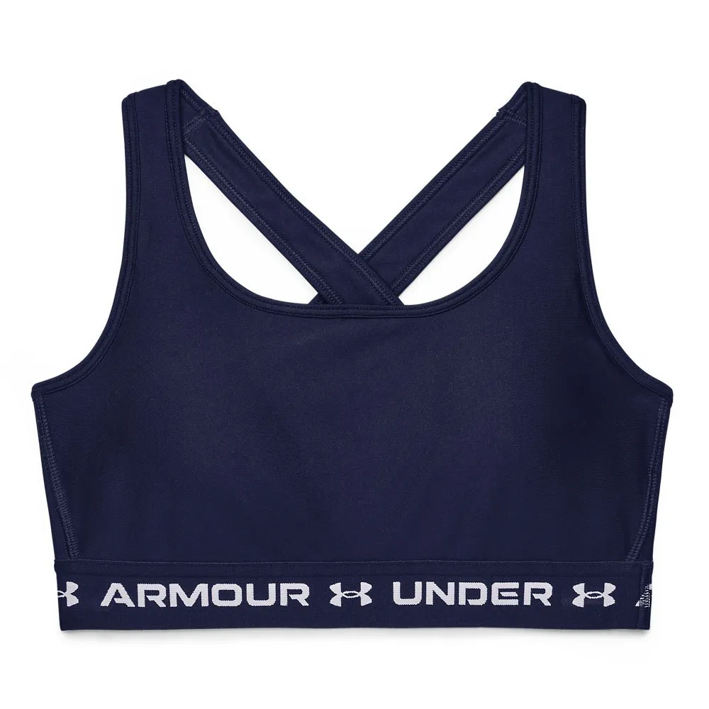 Купить Under armour 1361034-410-xxl Спортивный бюстгальтер средней поддержки Crossback Midnight Navy / Midnight Navy / White 15x15x5 2XL 7ft.ru в интернет магазине Семь Футов
