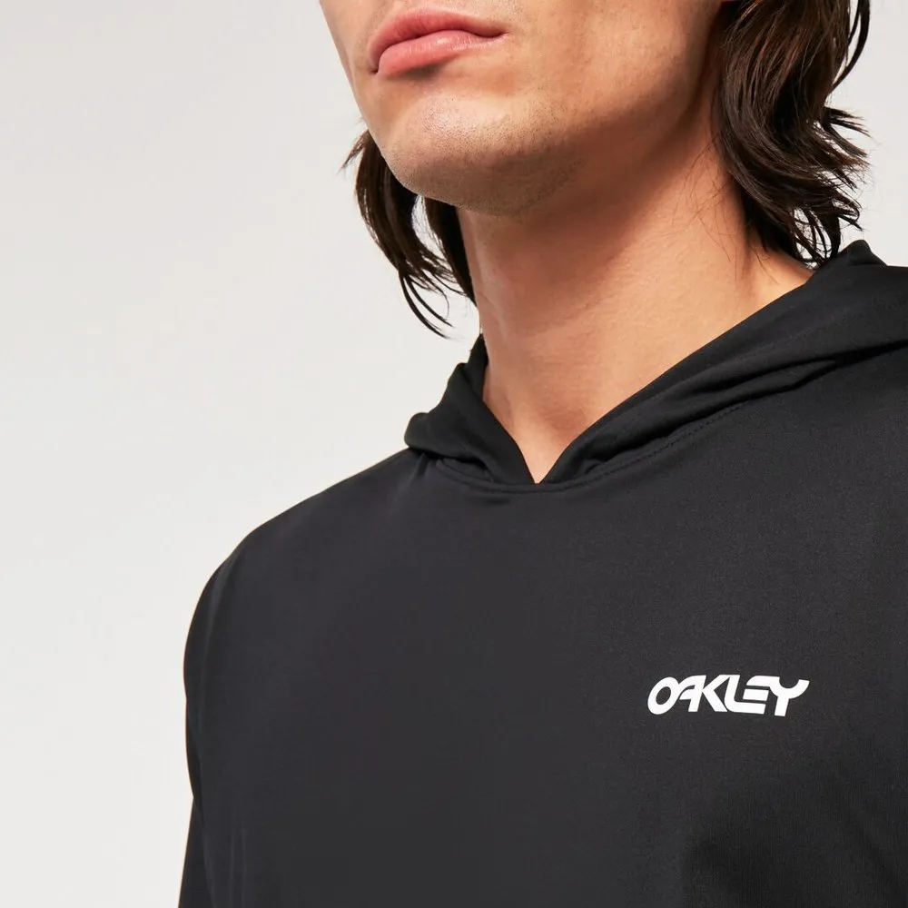 Купить Oakley FOA404288-02E-L Футболка с длинным рукавом и капюшоном с защитой от ультрафиолета Rainbow RC Hooded Черный Blackout L 7ft.ru в интернет магазине Семь Футов