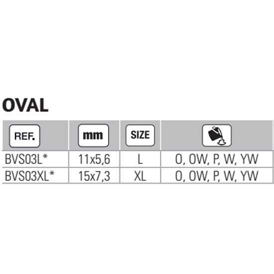 Купить Vercelli BVS03XLYW Oval пробки  YW XL 7ft.ru в интернет магазине Семь Футов