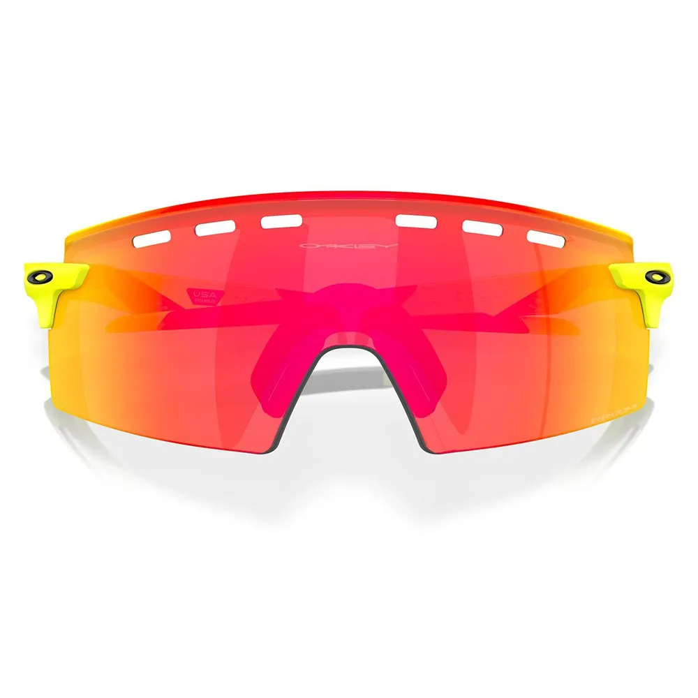 Купить Oakley OO9235-1939 Солнцезащитные очки Encoder strike vented Оранжевый Matte Tennis Ball Yelllow Prizm Ruby/CAT3 7ft.ru в интернет магазине Семь Футов