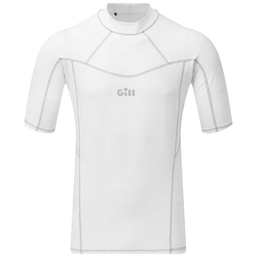 Купить Gill 5021-WHI01-XS Pro Rash Vest Футболка Белая  White XS 7ft.ru в интернет магазине Семь Футов