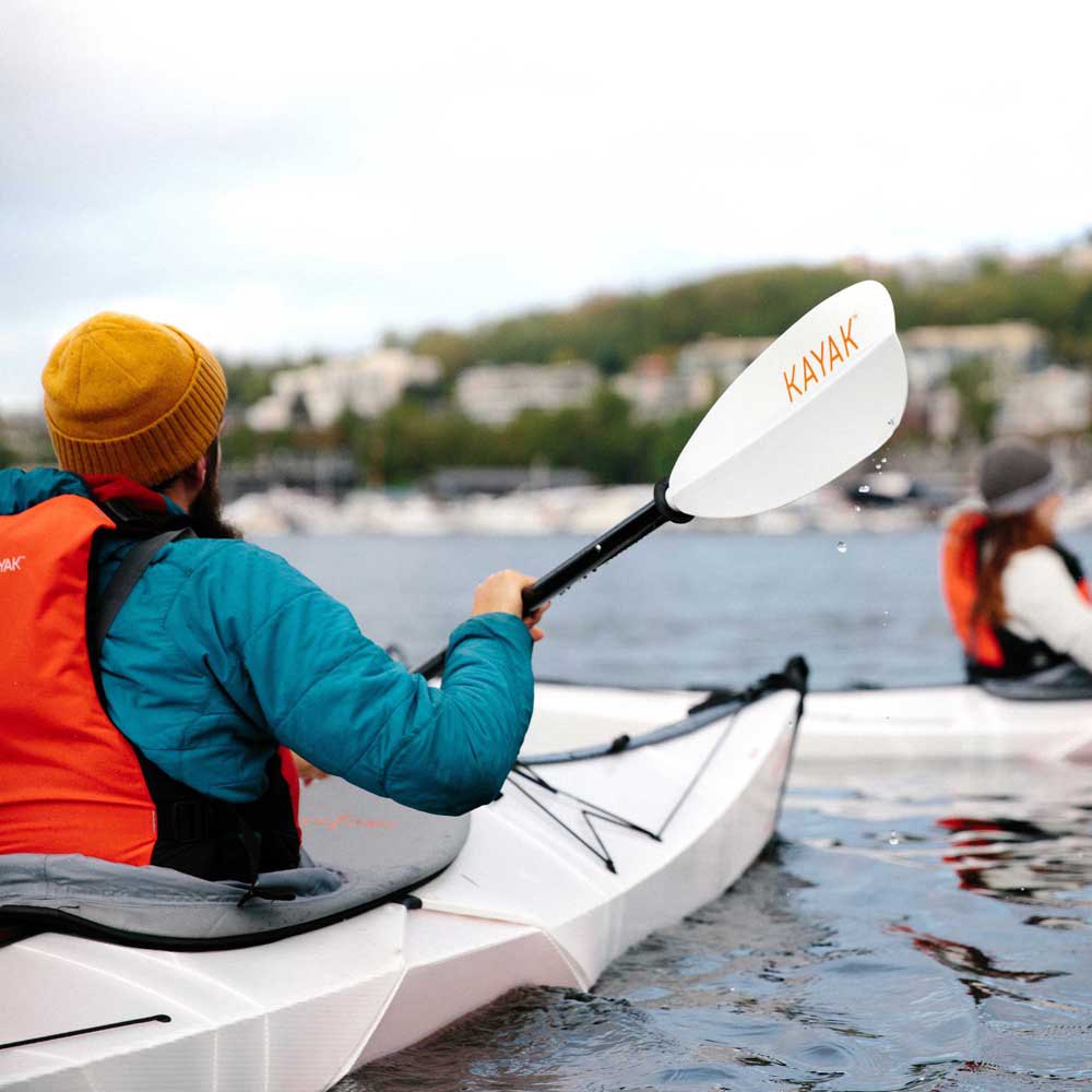 Купить Oru kayak OPD101-WHI-00 регулируемое весло Oru  White / Black 220-230 cm 7ft.ru в интернет магазине Семь Футов