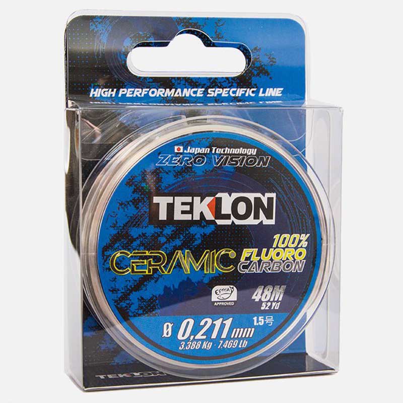 Купить Teklon 1700000009216-UNIT Ceramic 48 m Флюорокарбон Бесцветный Clear 0.186 mm 7ft.ru в интернет магазине Семь Футов