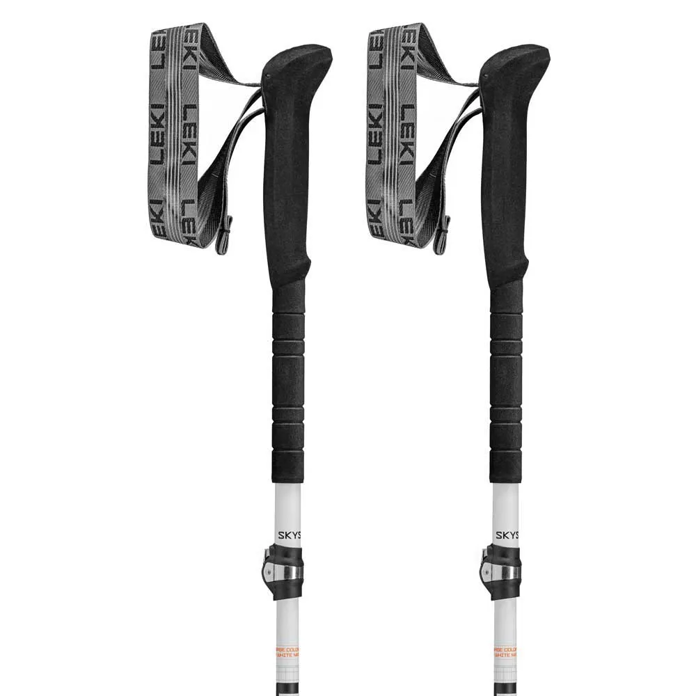 Купить Leki 65520731-125 трости Skysolo FX.One Carbon  White / Black / Orange 125 cm 7ft.ru в интернет магазине Семь Футов