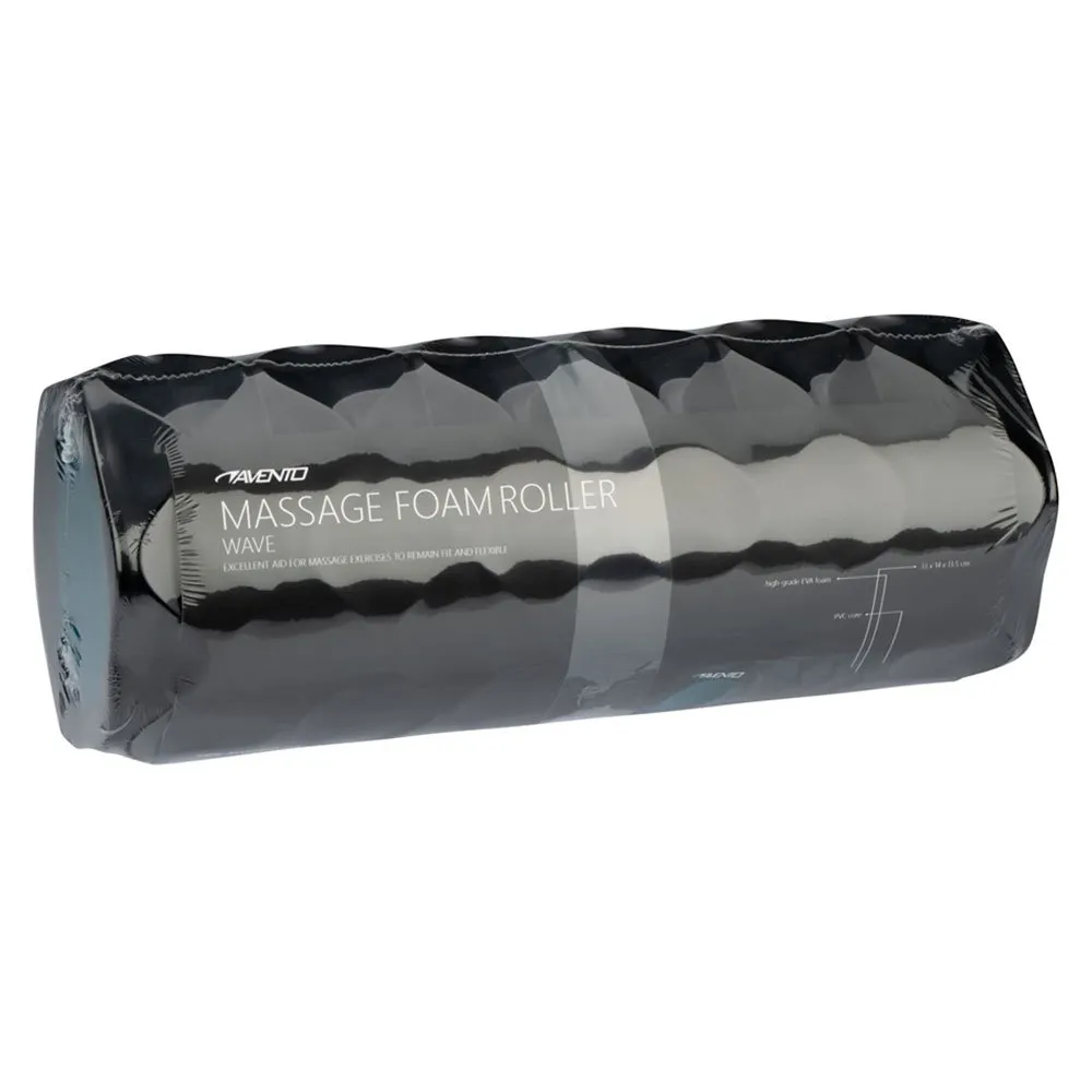Купить Avento sr042rc массажный ролик Message Foam Wave Black / Blue 35x15x15 33 cm 7ft.ru в интернет магазине Семь Футов