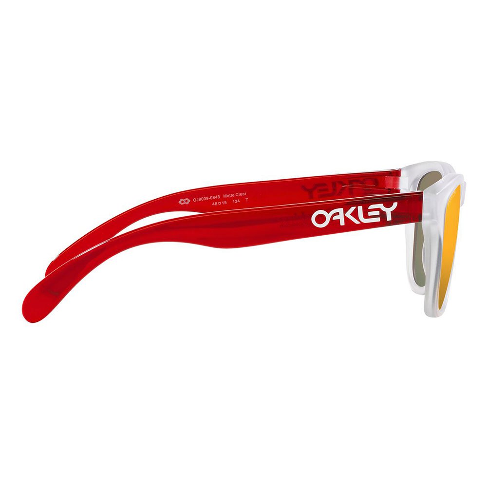 Купить Oakley OJ9009-0848 Frogskins XXS Prizm Молодежные солнцезащитные очки Matte Clear Prizm Ruby/CAT3 7ft.ru в интернет магазине Семь Футов