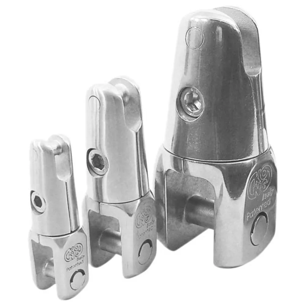 Купить Kong italy k644080000kk-unit Вертлюжный соединитель для якоря с карабином 10x10x10 6/7/8 mm 7ft.ru в интернет магазине Семь Футов