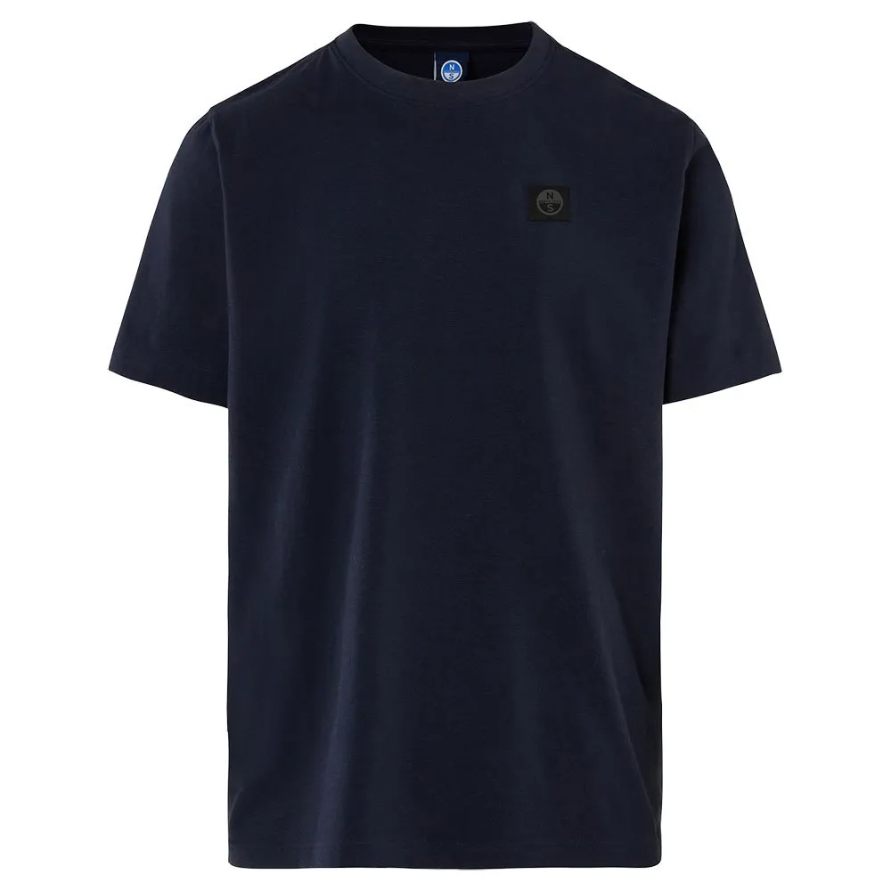 Купить North sails 692860-0802-M Футболка с коротким рукавом Logo Голубой Navy Blue M 7ft.ru в интернет магазине Семь Футов