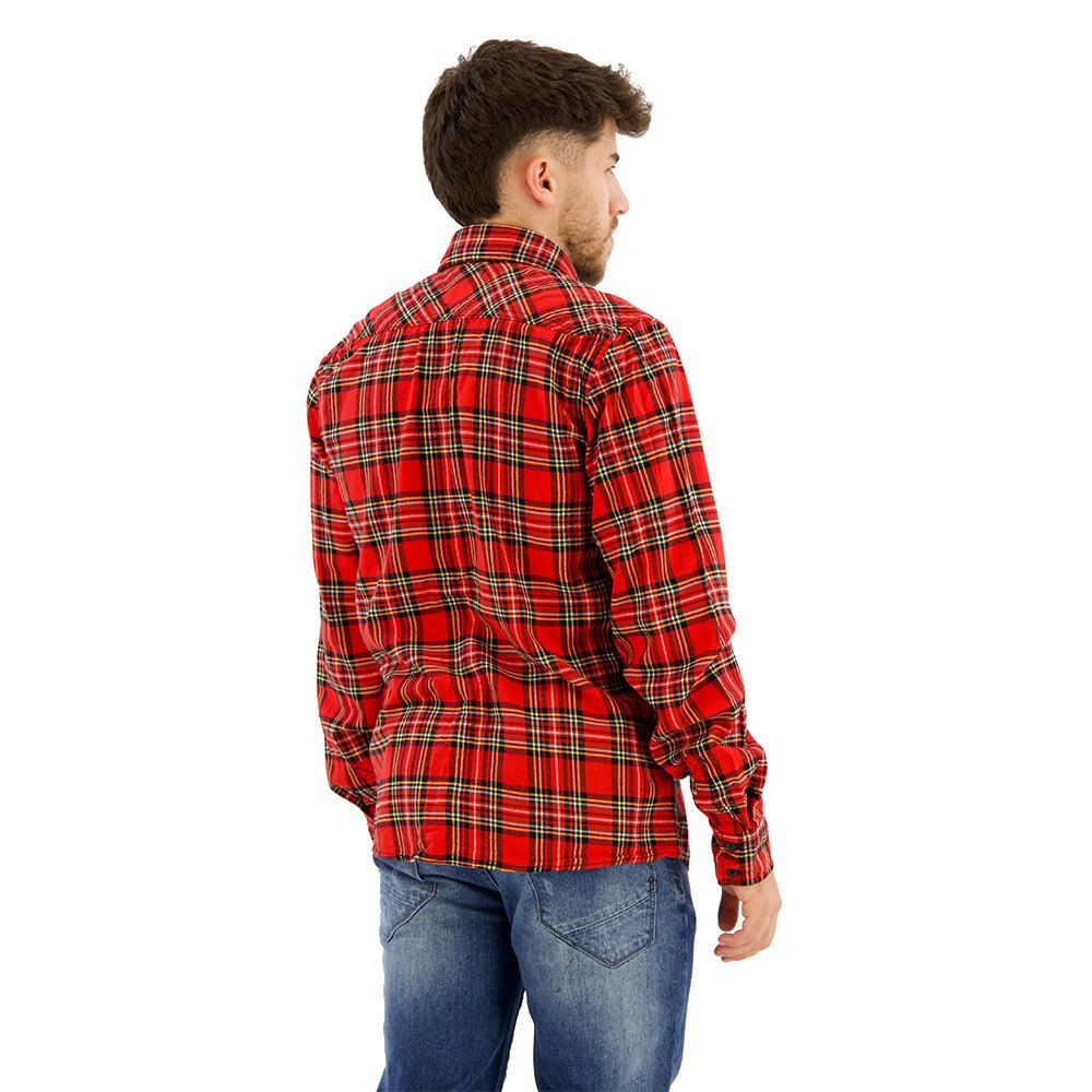 Купить Brandit 4002-47-XL Рубашка с длинным рукавом Check Красный Tartan XL 7ft.ru в интернет магазине Семь Футов