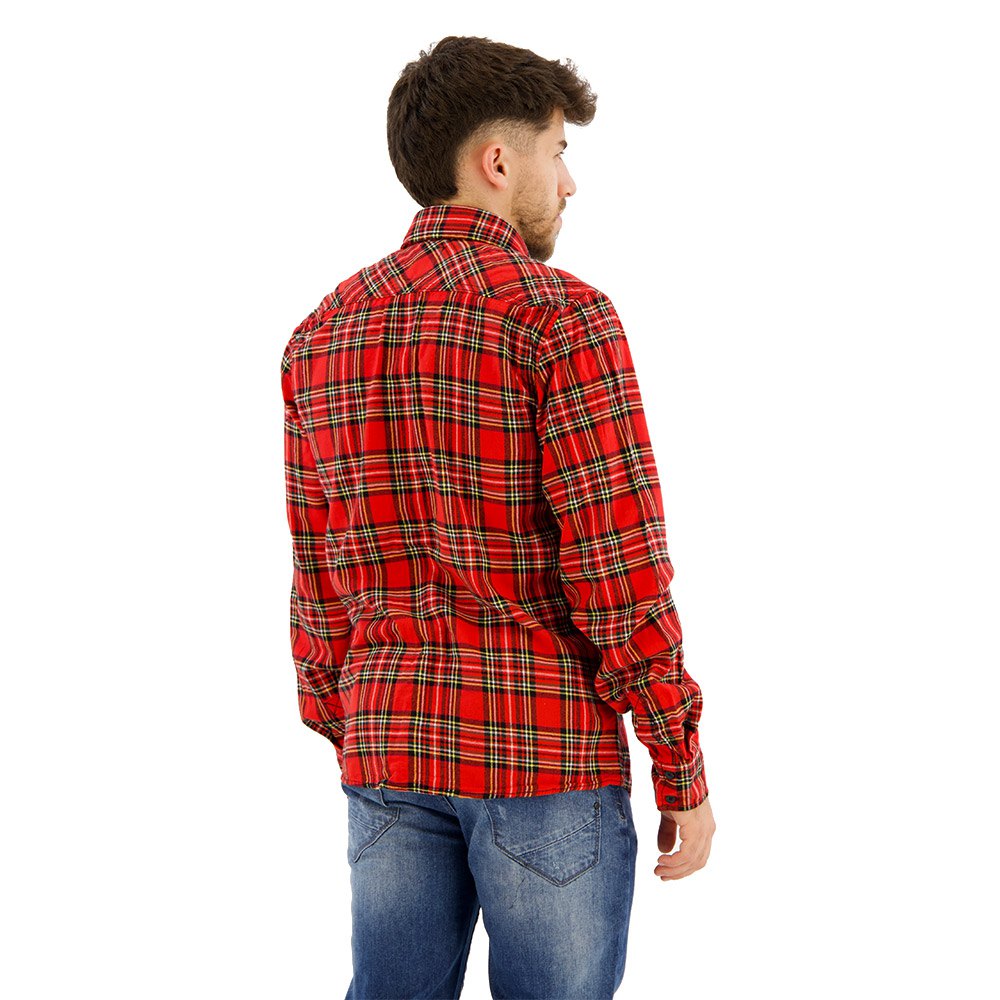 Купить Brandit 4002-47-6XL Рубашка с длинным рукавом Check Красный Tartan 6XL 7ft.ru в интернет магазине Семь Футов