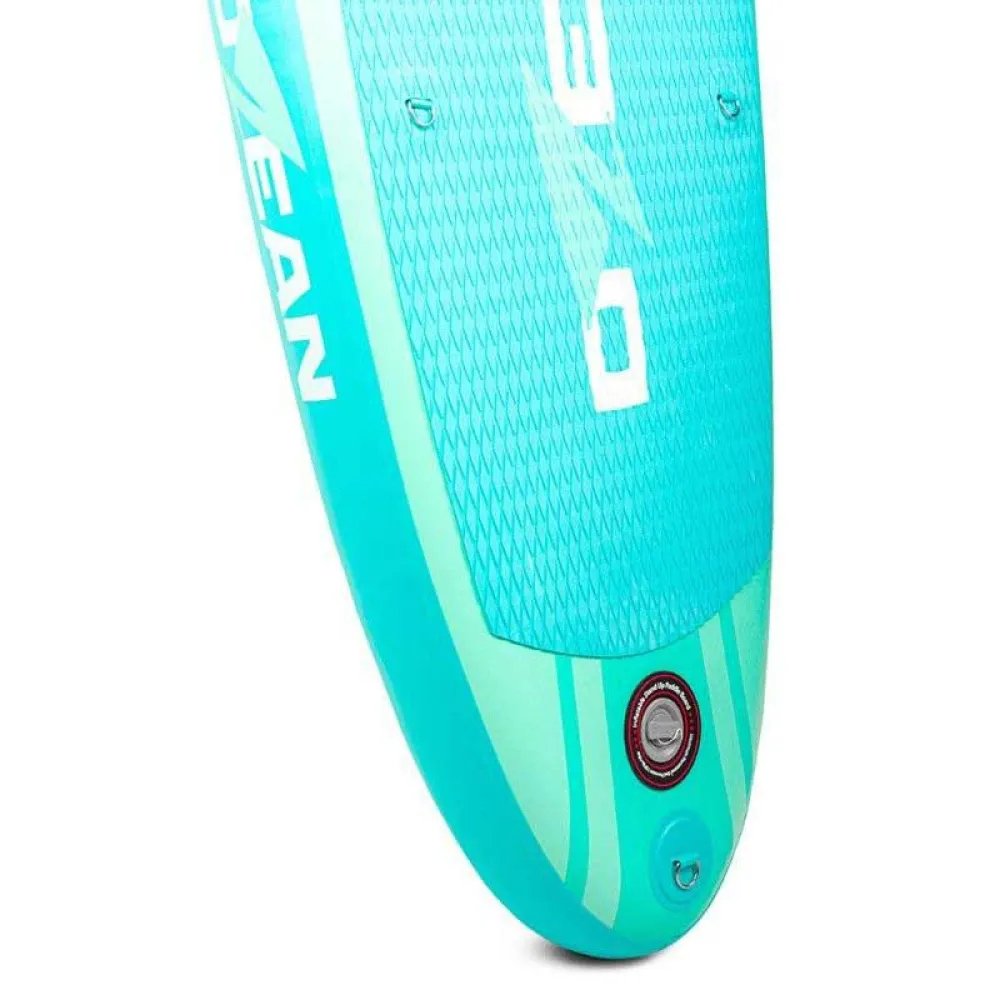 Купить Ozean 51001-lg Надувной комплект для падлбординга Siren 305 Green / Turquoise / White 85x36x28 305 cm 7ft.ru в интернет магазине Семь Футов