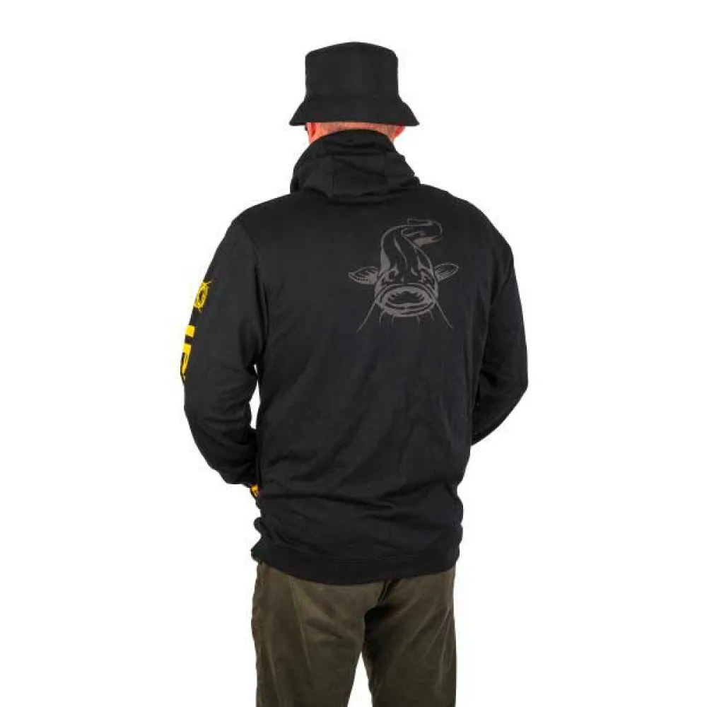 Купить Black cat BO500072 Толстовка на молнии Logo  Black XL 7ft.ru в интернет магазине Семь Футов