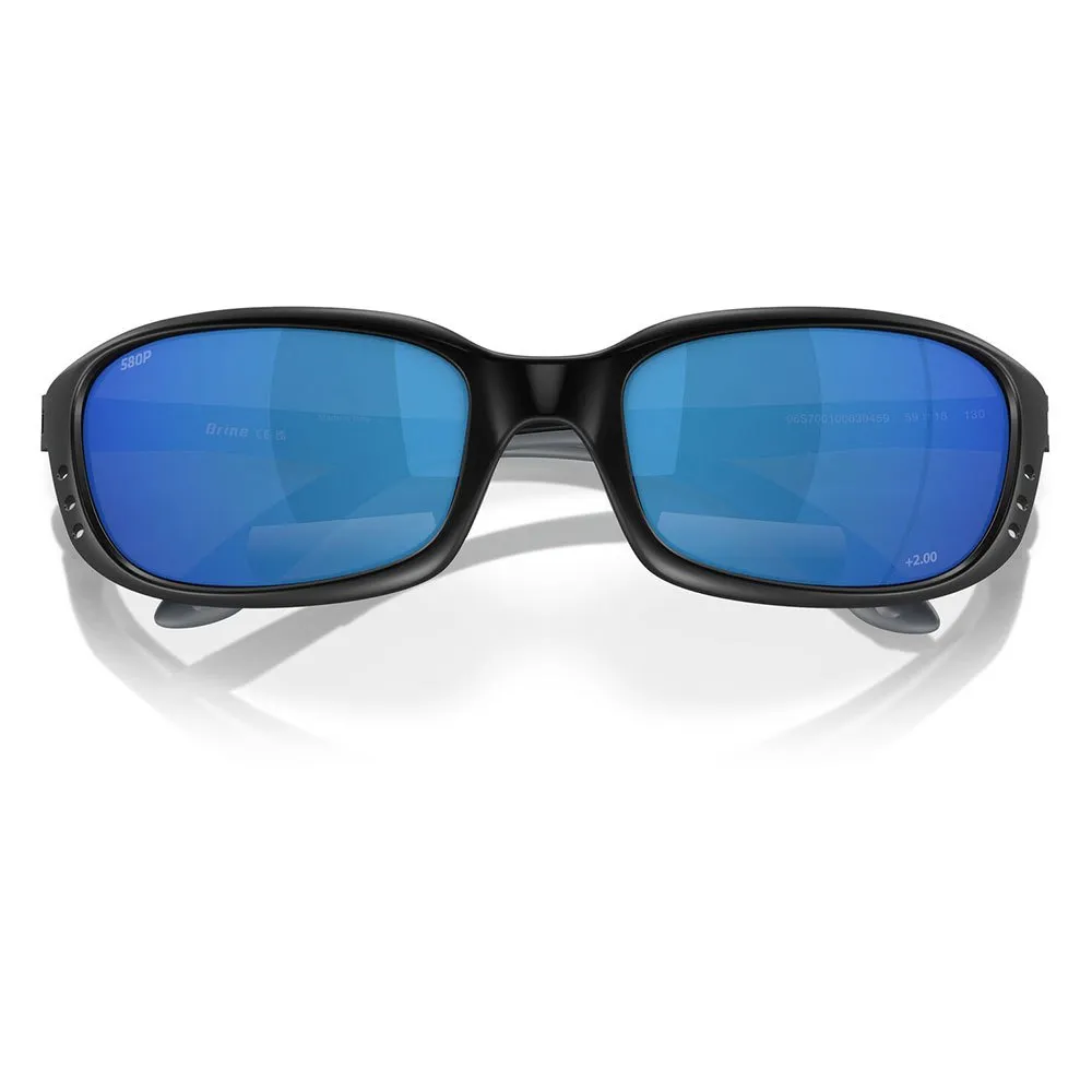 Купить Costa 06S7001-00030459 Brine Readers Поляризованные Очки 11 Matte Black 2 Blue Mirror 580P C-Mate +2.00/CAT3 7ft.ru в интернет магазине Семь Футов