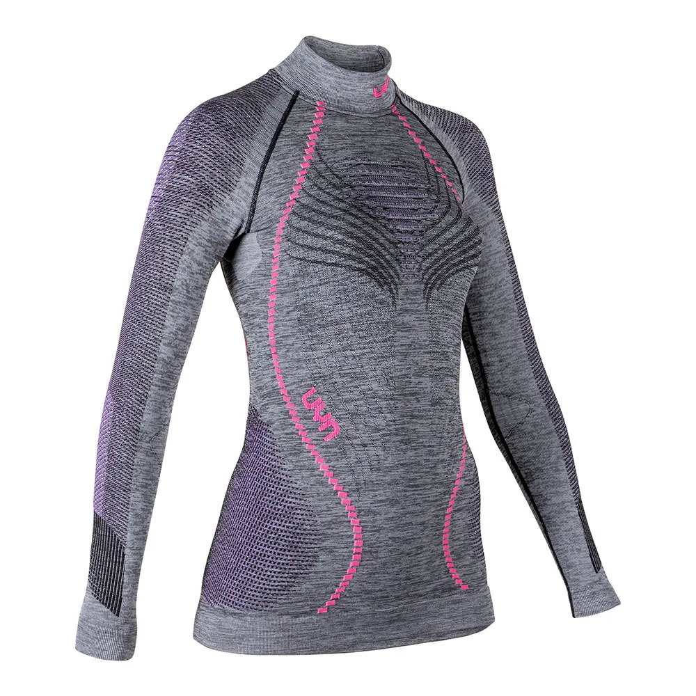 Купить UYN u100055-b473-l/xl Базовый слой с длинным рукавом Ambityon Black Melange / Purple / Raspberry 30x25x1 L-XL 7ft.ru в интернет магазине Семь Футов