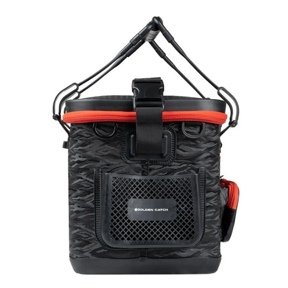 Купить Golden catch 7139321 Сумка для рыболовных снастей Mirrox Bakkan L 30L Black / Orange 40x30x25 41 x 26 x 27 cm 7ft.ru в интернет магазине Семь Футов