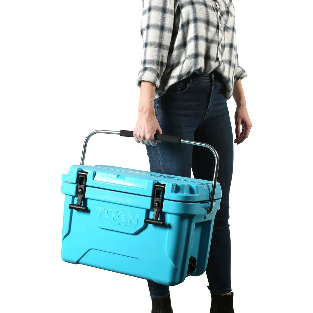 Купить Titan TI5992040309 Жесткий переносной кулер Deep Freeze 19L Blue 7ft.ru в интернет магазине Семь Футов
