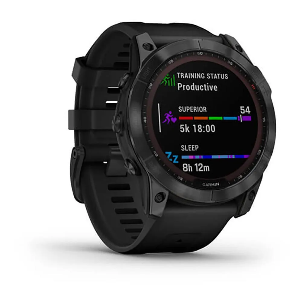 Купить Garmin R-15409326-010-02541-23 Часы Fenix 7X Sapphire Solar отремонтированы Черный Black DLC Titanium / Black 7ft.ru в интернет магазине Семь Футов