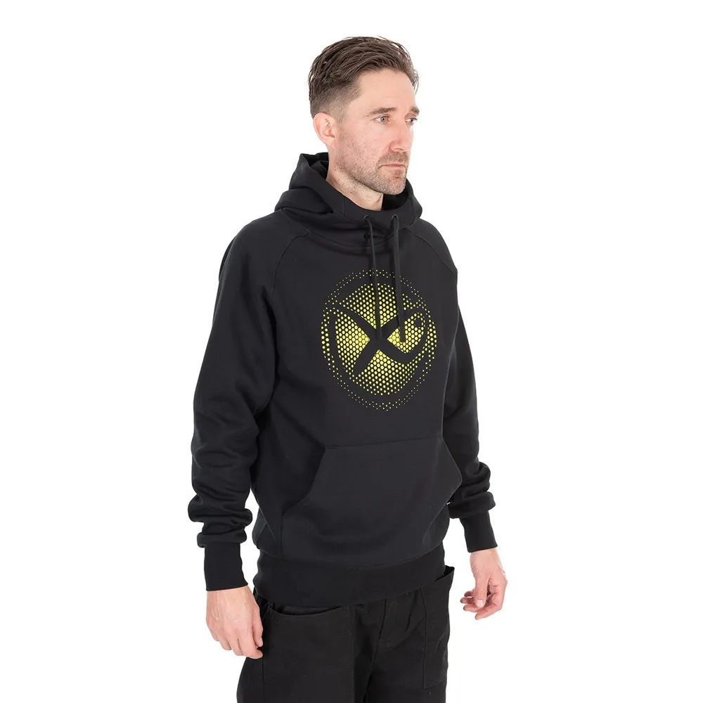 Купить Matrix fishing gpr494 Толстовка с капюшоном Large Fade Logo Black / Lime 40x30x12 7ft.ru в интернет магазине Семь Футов
