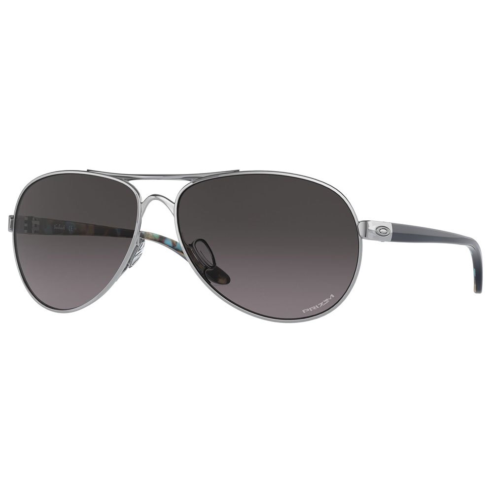 Купить Oakley OO4079-4059 Feedback Prizm Солнцезащитные Очки Polished Chrome Prizm Grey Gradient/CAT3 7ft.ru в интернет магазине Семь Футов