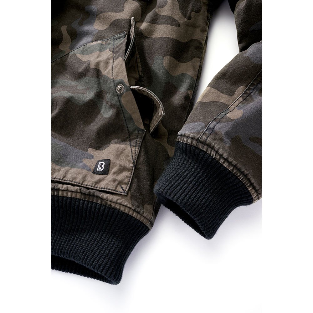 Купить Brandit 3107-4-XXL Куртка Bronx Зеленый  Dark Camo 2XL 7ft.ru в интернет магазине Семь Футов