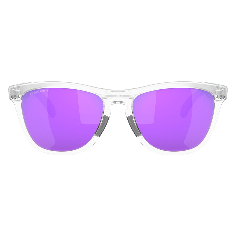 Купить Oakley OO9284-1255 Солнцезащитные очки Frogskins range Matte Clear Prizm Violet/CAT3 7ft.ru в интернет магазине Семь Футов