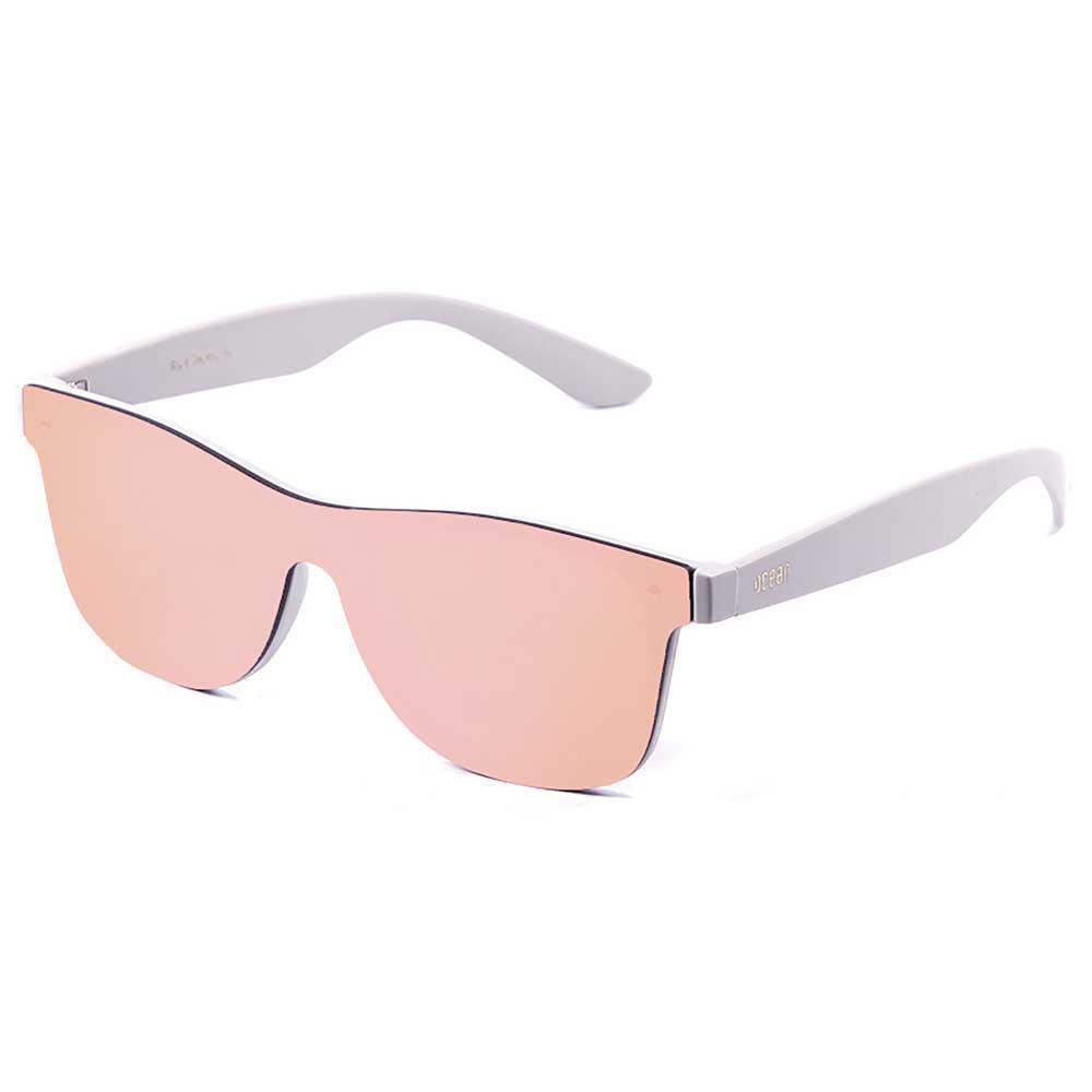 Купить Ocean sunglasses 18302.5 поляризованные солнцезащитные очки Messina Matte Solid Grey Revo Pink Flat/CAT3 7ft.ru в интернет магазине Семь Футов