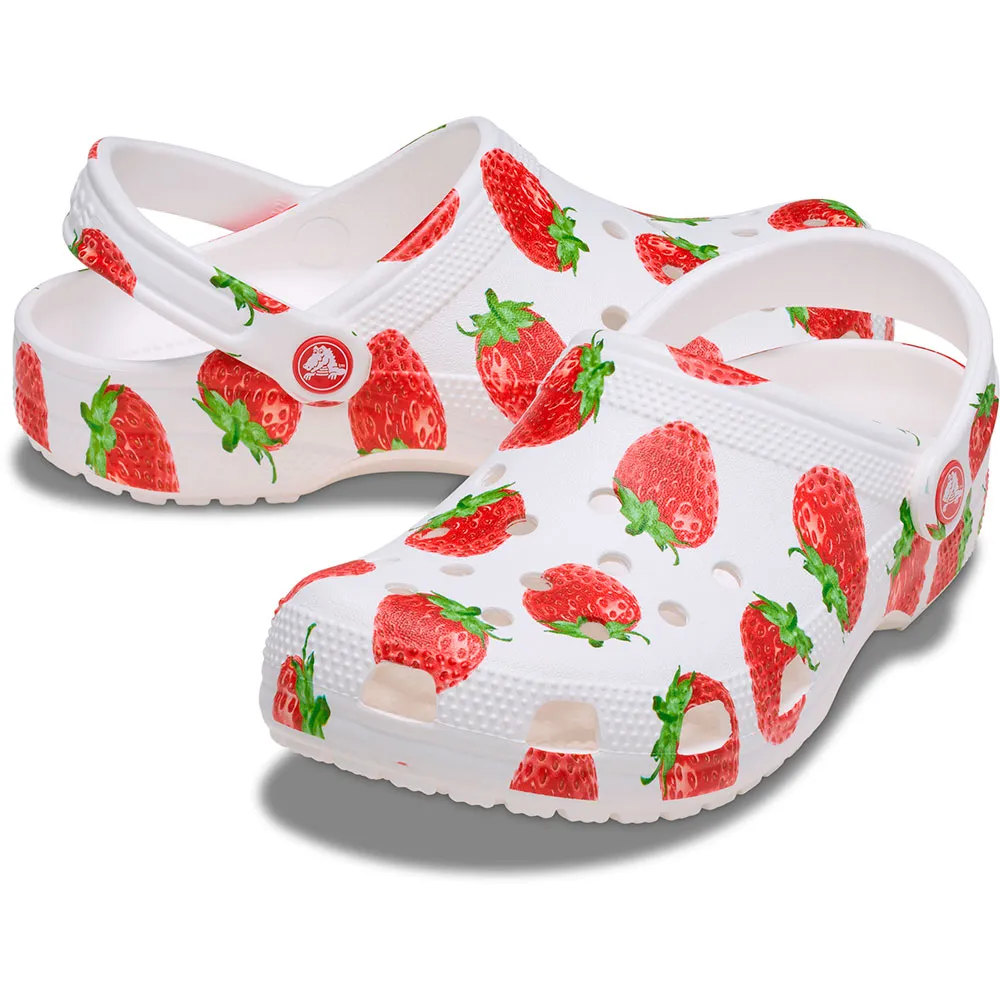 Купить Crocs 211008-7ae-m7w9 Деревянные башмаки Classic Fresh Fruits Strawberry 35x25x15 EU 39 7ft.ru в интернет магазине Семь Футов