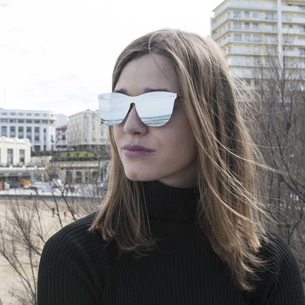 Купить Ocean sunglasses 23.9 поляризованные солнцезащитные очки Genova Space Flat Revo Silver Metal Gold Temple/CAT3 7ft.ru в интернет магазине Семь Футов