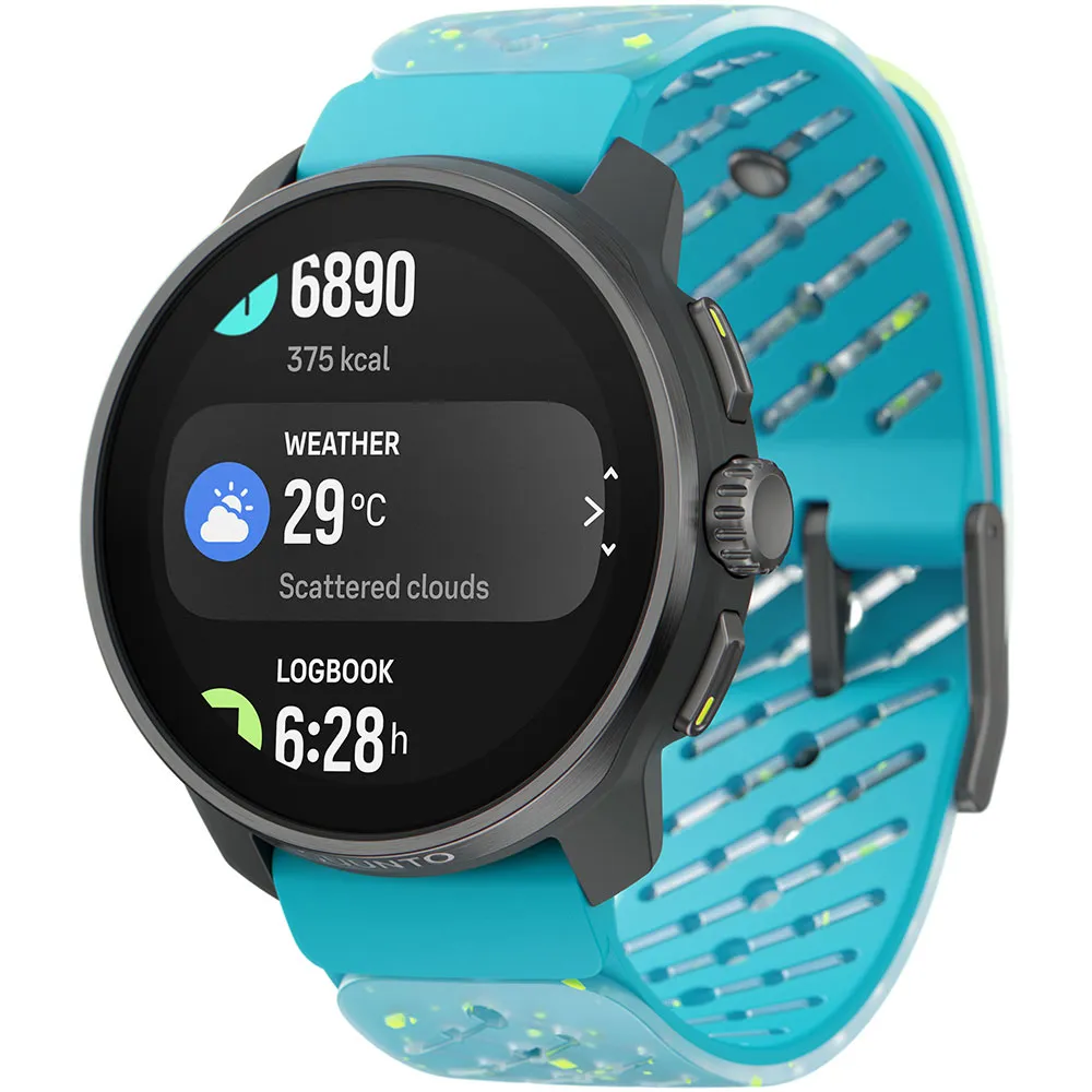 Купить Suunto SS051153000 Часы Race S Titanium Courtney Dauwalter Голубой Blue / Green 7ft.ru в интернет магазине Семь Футов