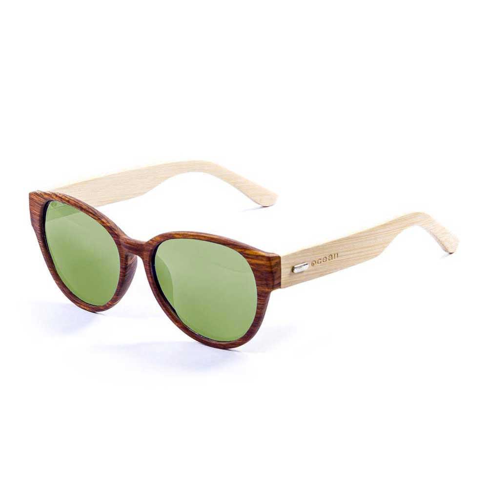 Купить Ocean sunglasses 51002.3 поляризованные солнцезащитные очки Cool Brown / Green 7ft.ru в интернет магазине Семь Футов