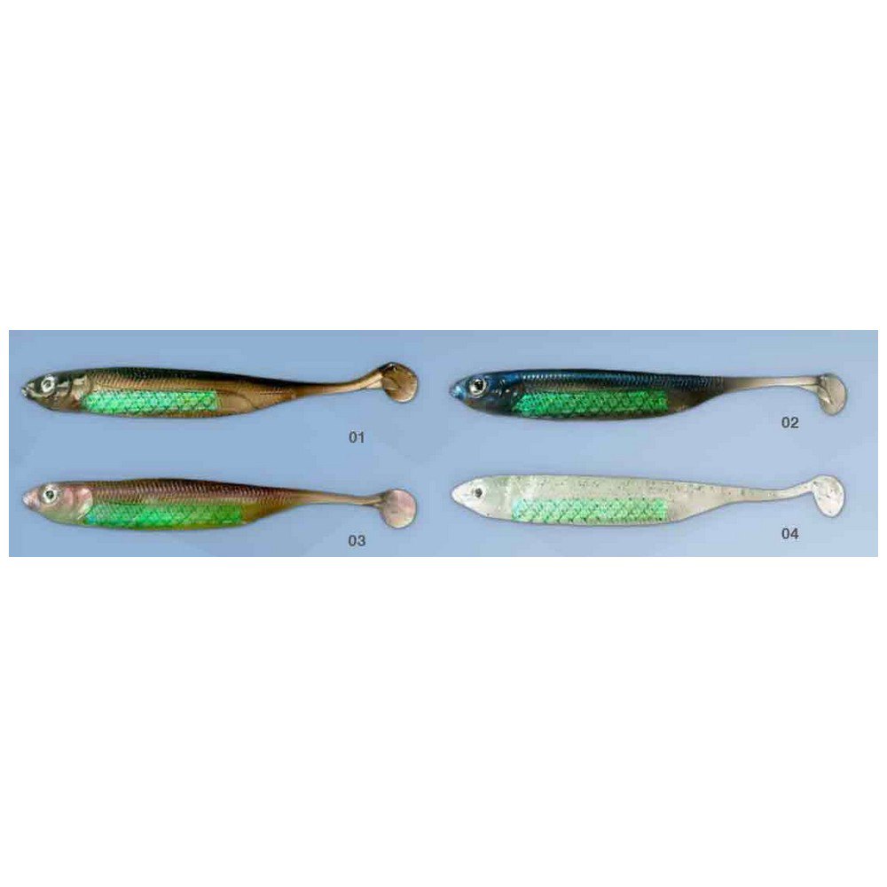 Купить Tubertini 45B4004 Cosmic Shad Мягкая приманка 95 mm 5g Серебристый 04 7ft.ru в интернет магазине Семь Футов