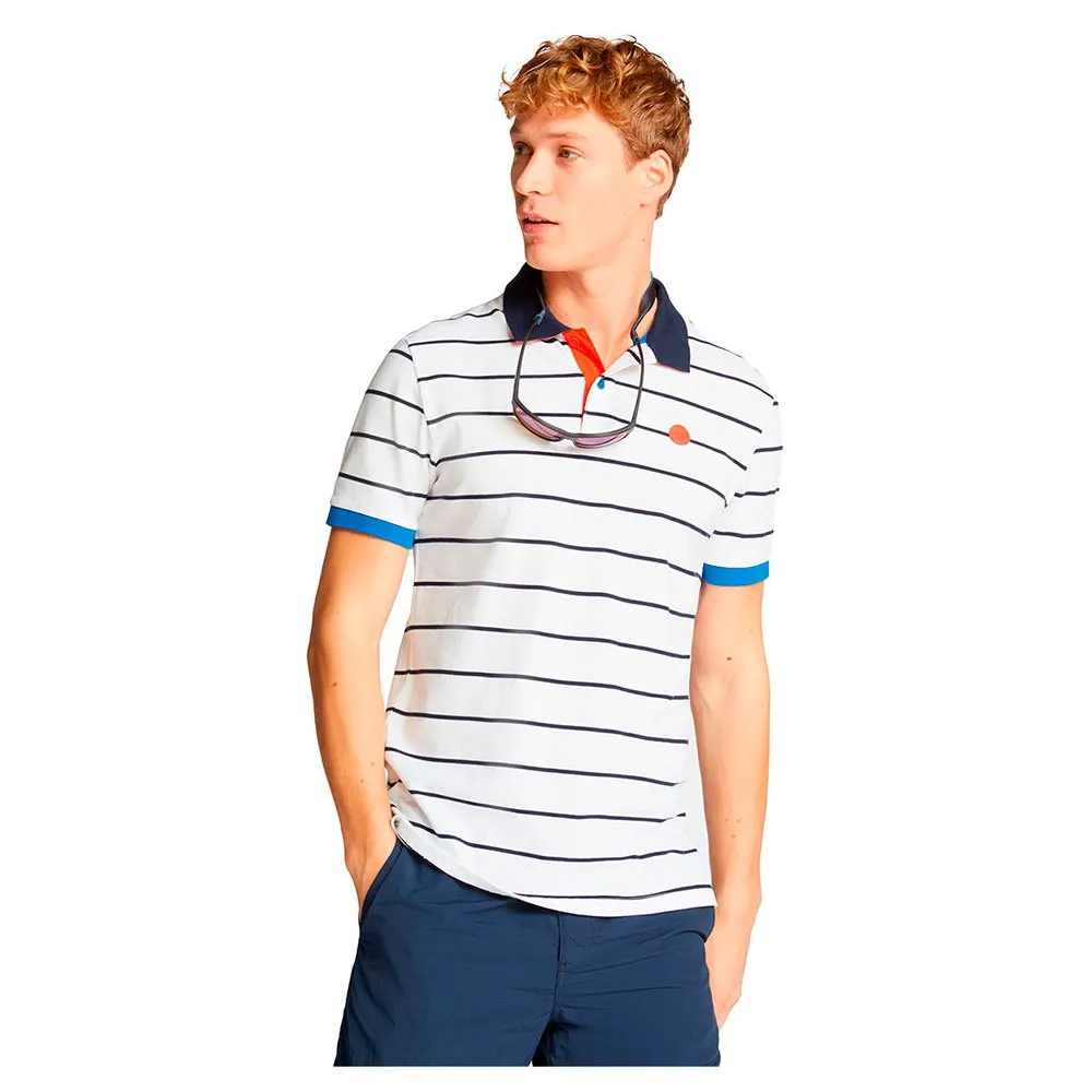Купить North sails 692374-C001-2 Поло с короткими рукавами Logo Белая Combo 1 S 7ft.ru в интернет магазине Семь Футов