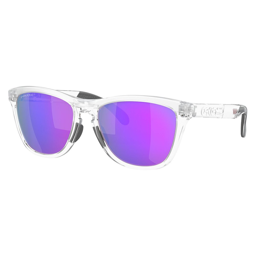 Купить Oakley OO9284-1255 Солнцезащитные очки Frogskins range Matte Clear Prizm Violet/CAT3 7ft.ru в интернет магазине Семь Футов