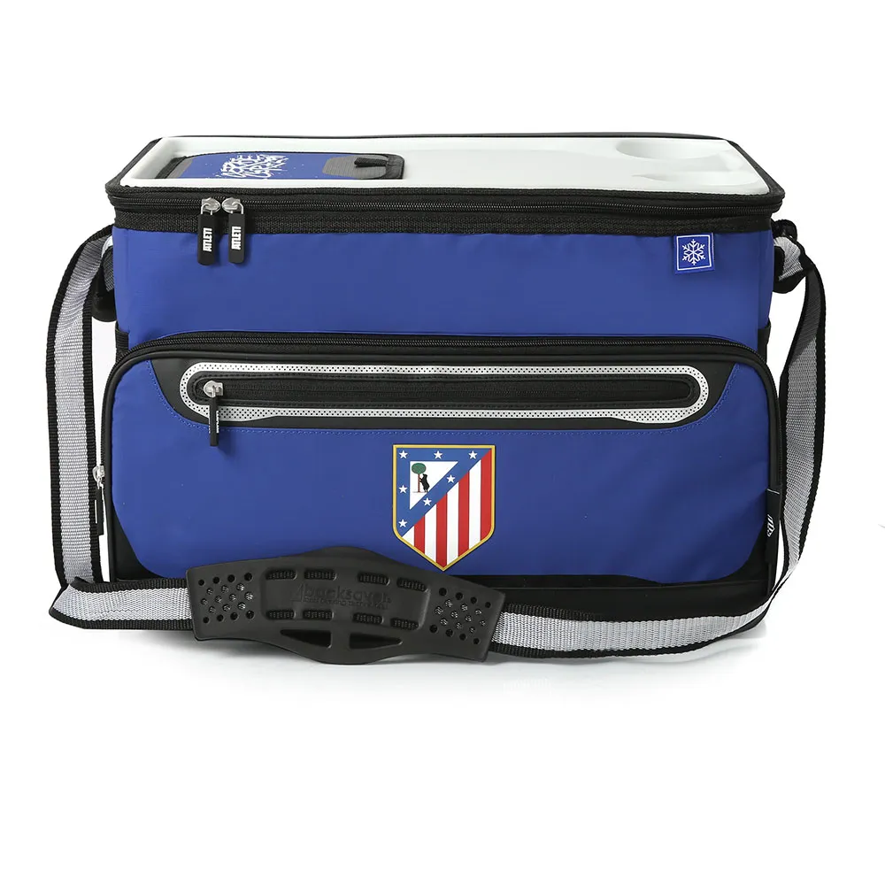Купить Atletico de madrid azat20240027 Мягкий переносной холодильник на 50 банок Blue 43x13x30 7ft.ru в интернет магазине Семь Футов