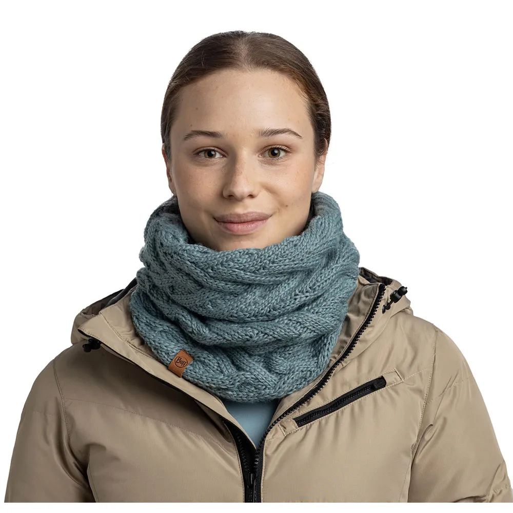 Купить Buff ® 123518.770.10.00 Шарф-хомут Knitted & Fleece Caryn Blue Glass 15x10x5 7ft.ru в интернет магазине Семь Футов