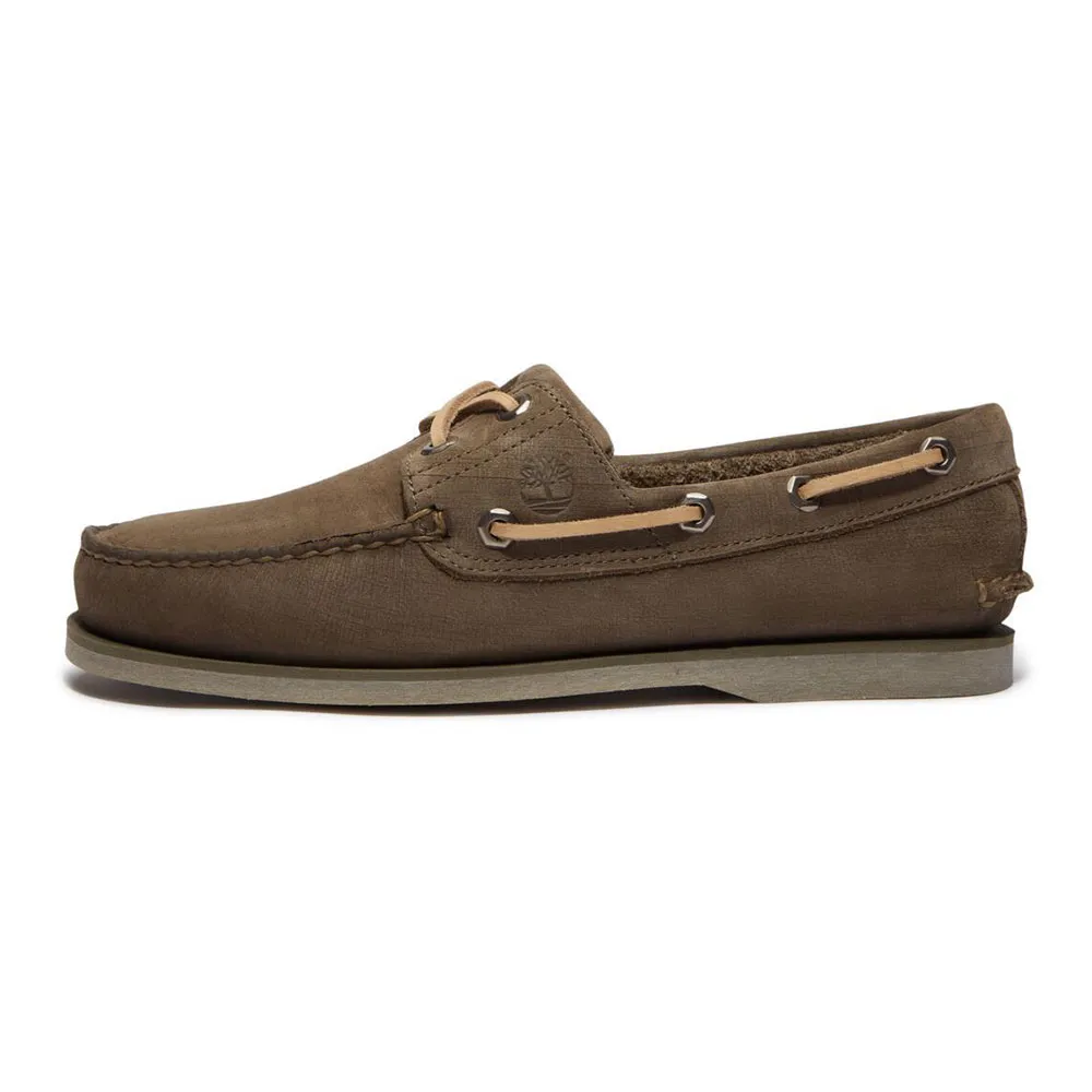 Купить Timberland tb0a4187eo81w-100 Палубные туфли Classic Wide Olive Nubuck 35x25x15 EU 44 7ft.ru в интернет магазине Семь Футов