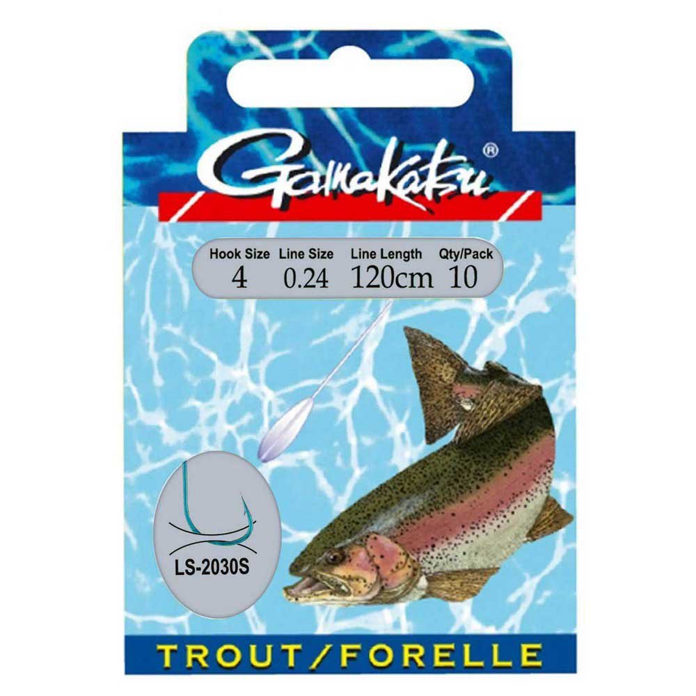 Купить Gamakatsu 180049-00400-00024-00 Booklet Trout Sbi 2030-е годы Палатка Крюк 0.240 Mm 120 См Голубой Blue 4 7ft.ru в интернет магазине Семь Футов
