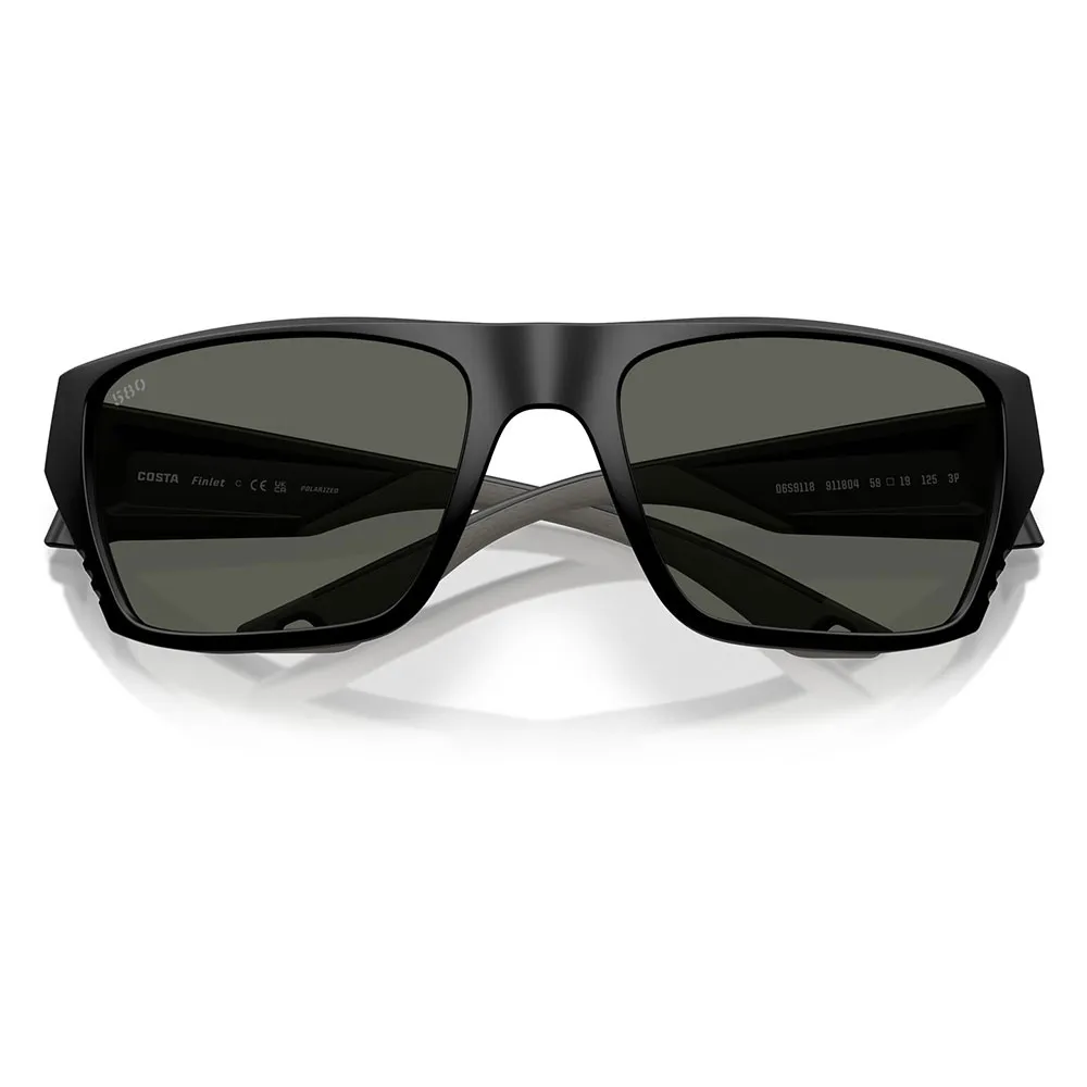 Купить Costa 06S9118-91180459 поляризованные солнцезащитные очки Finlet Matte Black 04 Gray 580G/CAT3 7ft.ru в интернет магазине Семь Футов
