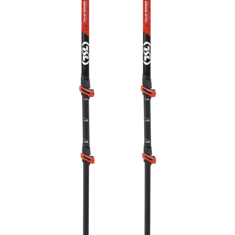 Купить Tsl outdoor PFBTOC3L Tour Carbon 3 Light P&P Поляки Черный Black / Red 72.5-140 cm 7ft.ru в интернет магазине Семь Футов