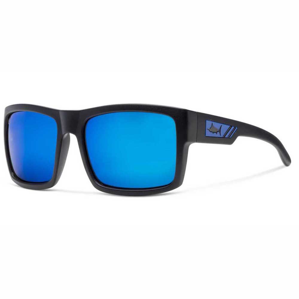 Купить Pelagic 1501181002-MBBL-OS поляризованные солнцезащитные очки Shark Bite Matte Black Blue Mirror Polarized 7ft.ru в интернет магазине Семь Футов