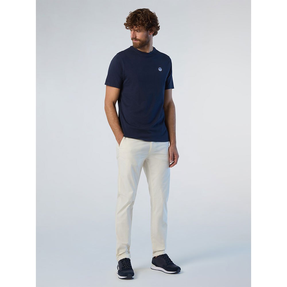 Купить North sails 692970-0802-XS Футболка с коротким рукавом Basic Bollo Голубой Navy Blue XS 7ft.ru в интернет магазине Семь Футов